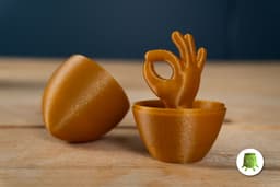 OK Hand Easter Egg 3d model