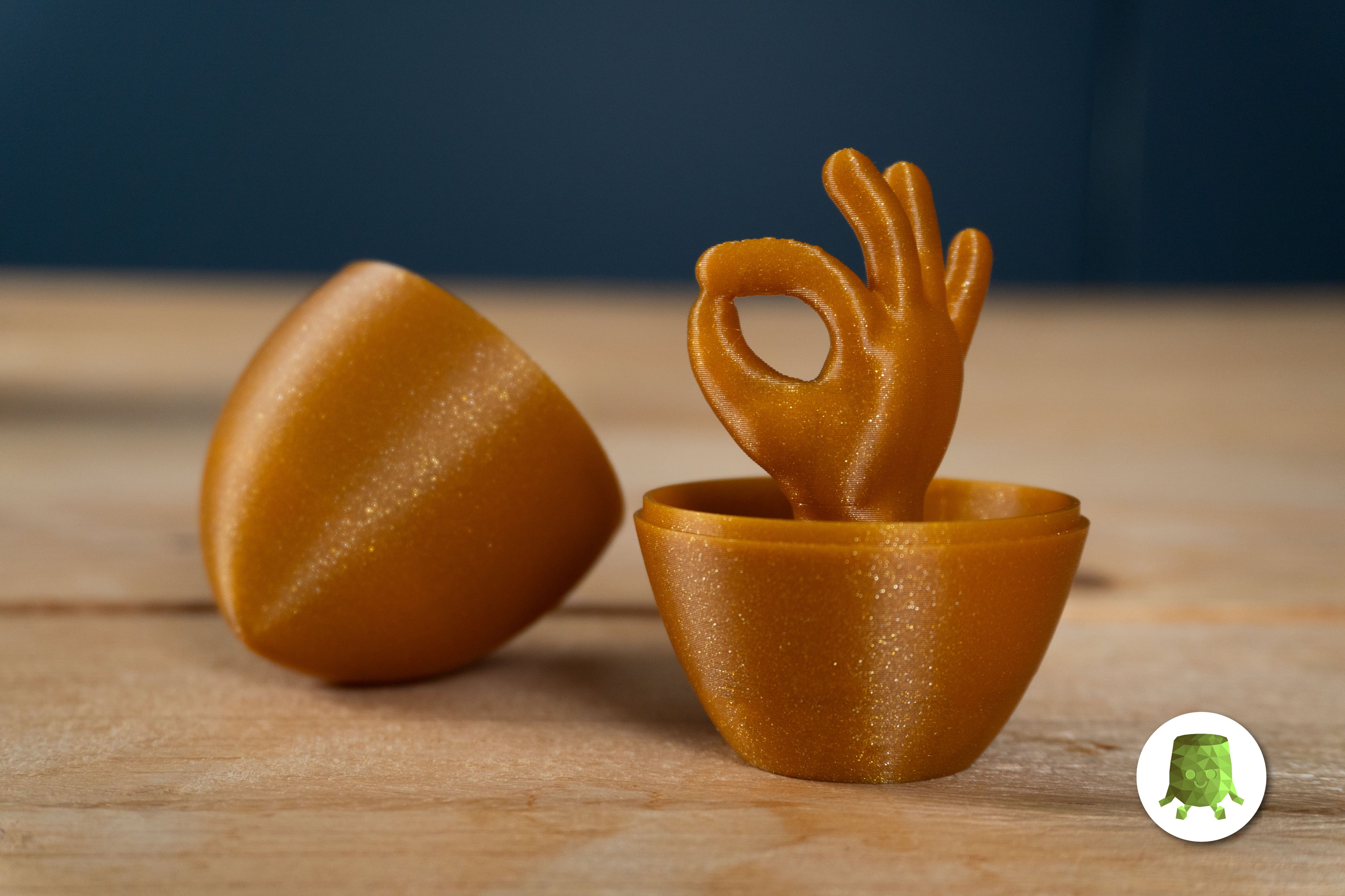 OK Hand Easter Egg 3d model