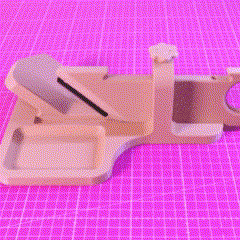 Sausage & vegetables slicer guillotine 3d model