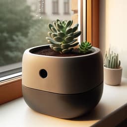 Minimalist Design Self Watering Plantpot 3d model