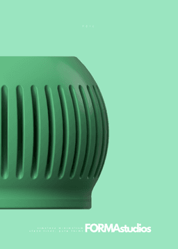 Planter with drip tray - FORMAstudios P012 3d model