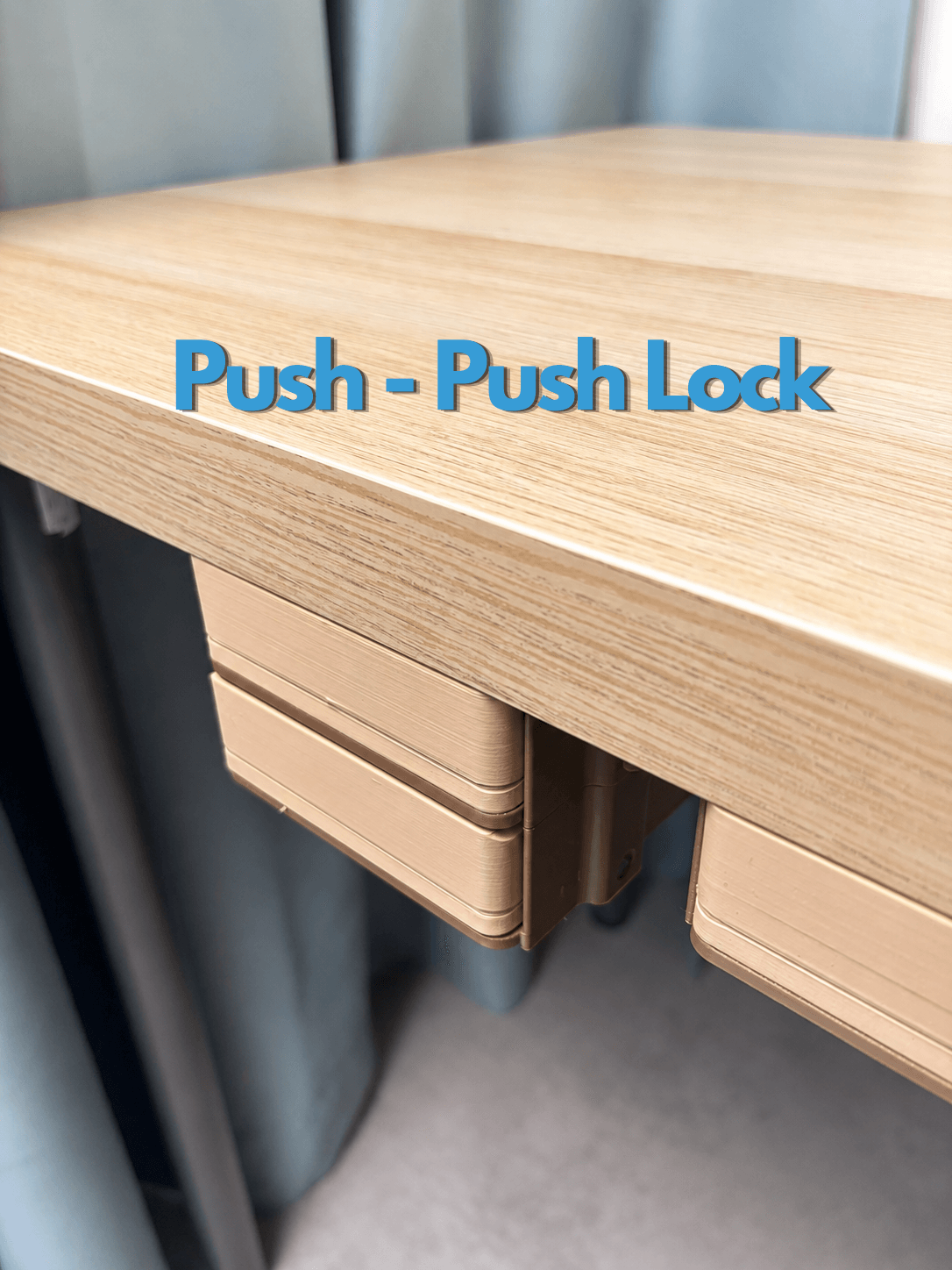 Modular Under Desk Drawer | MagSafe Module | Push-Push Lock 3d model