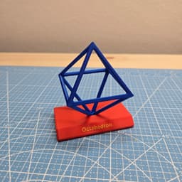 Octahedron 3d model