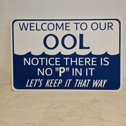 Pool sign 3d model
