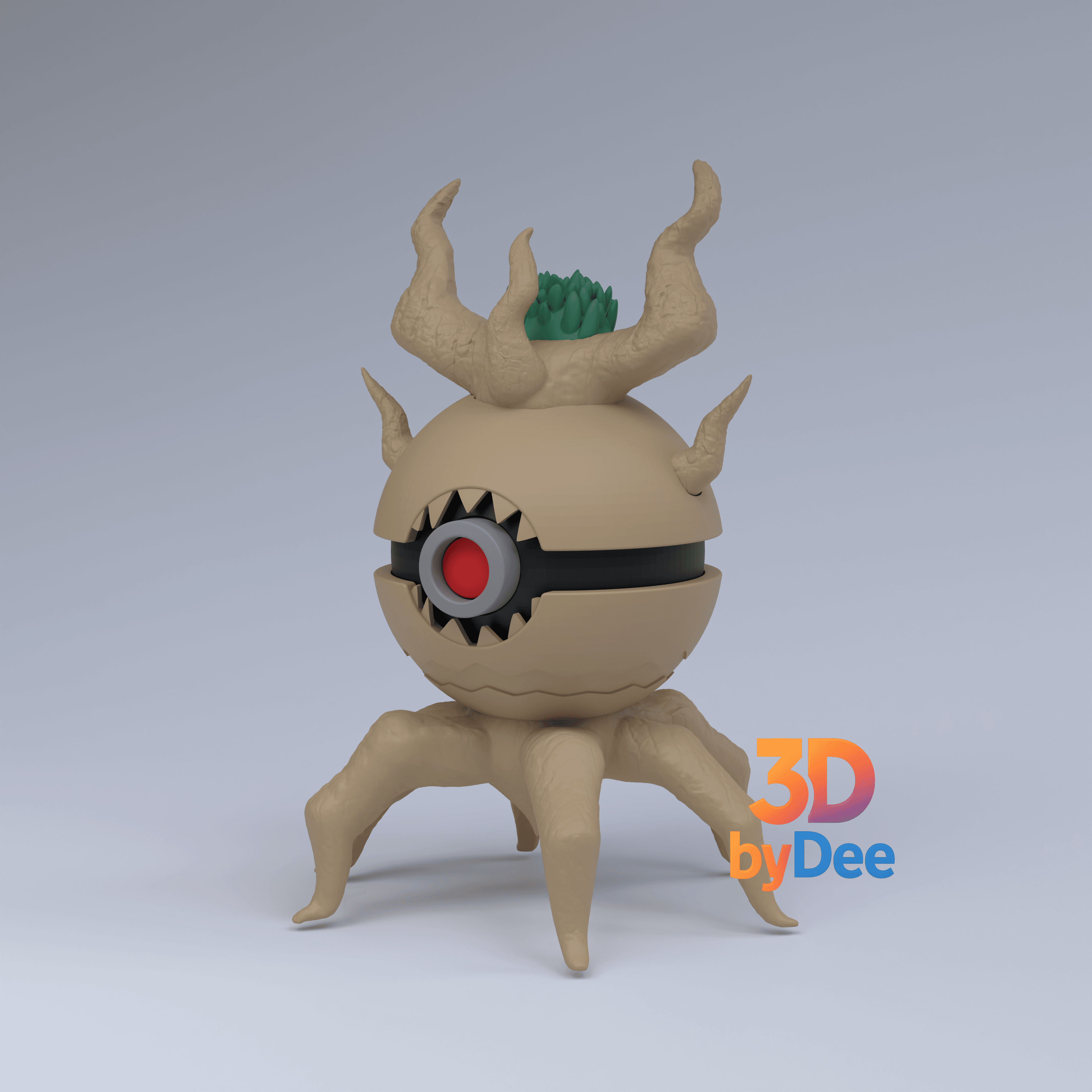 Trevenant Poke Ball 3d model