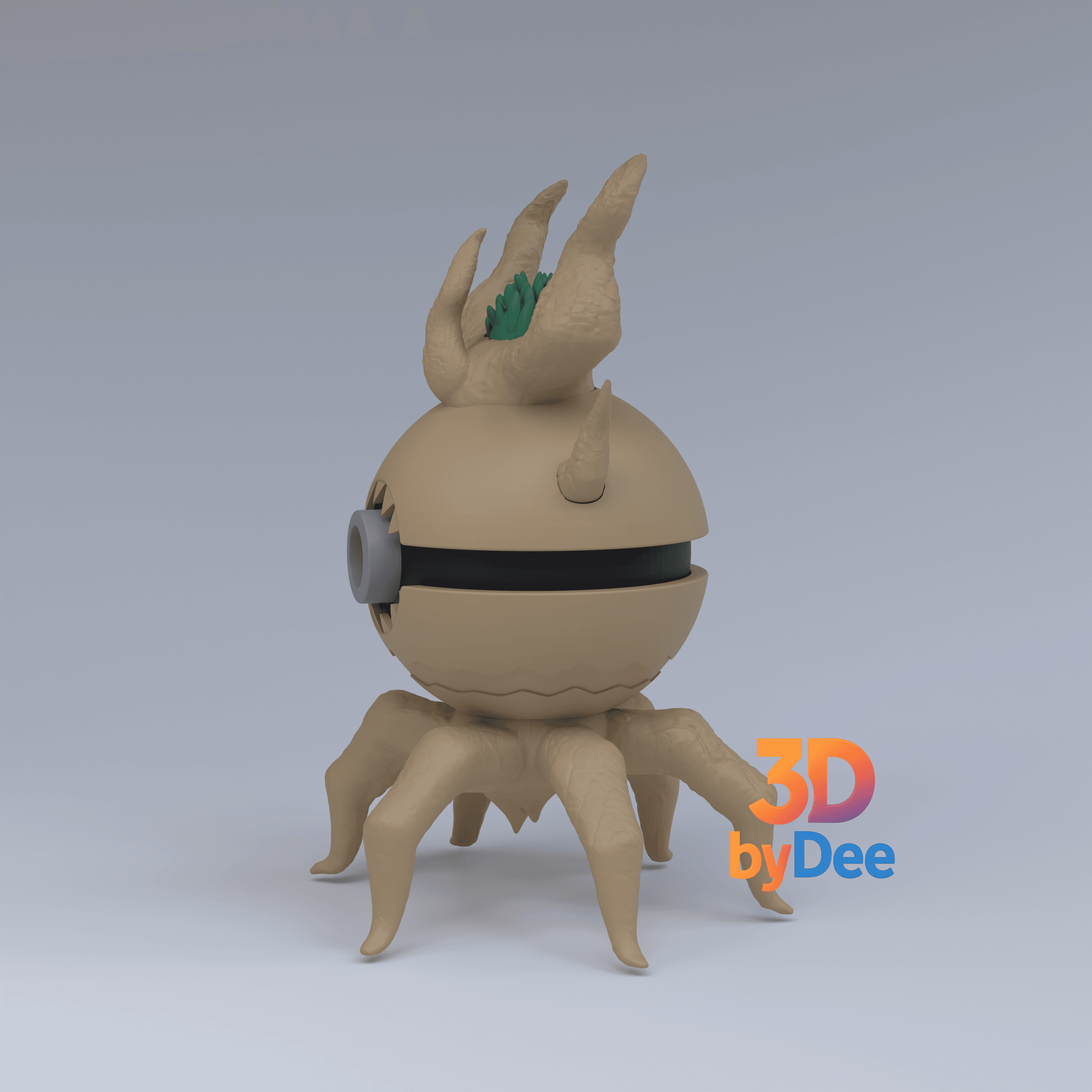 Trevenant Poke Ball 3d model