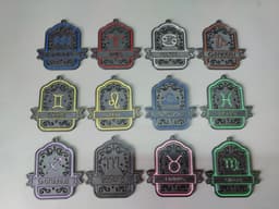 Signs of the Zodiac Keychains 3d model