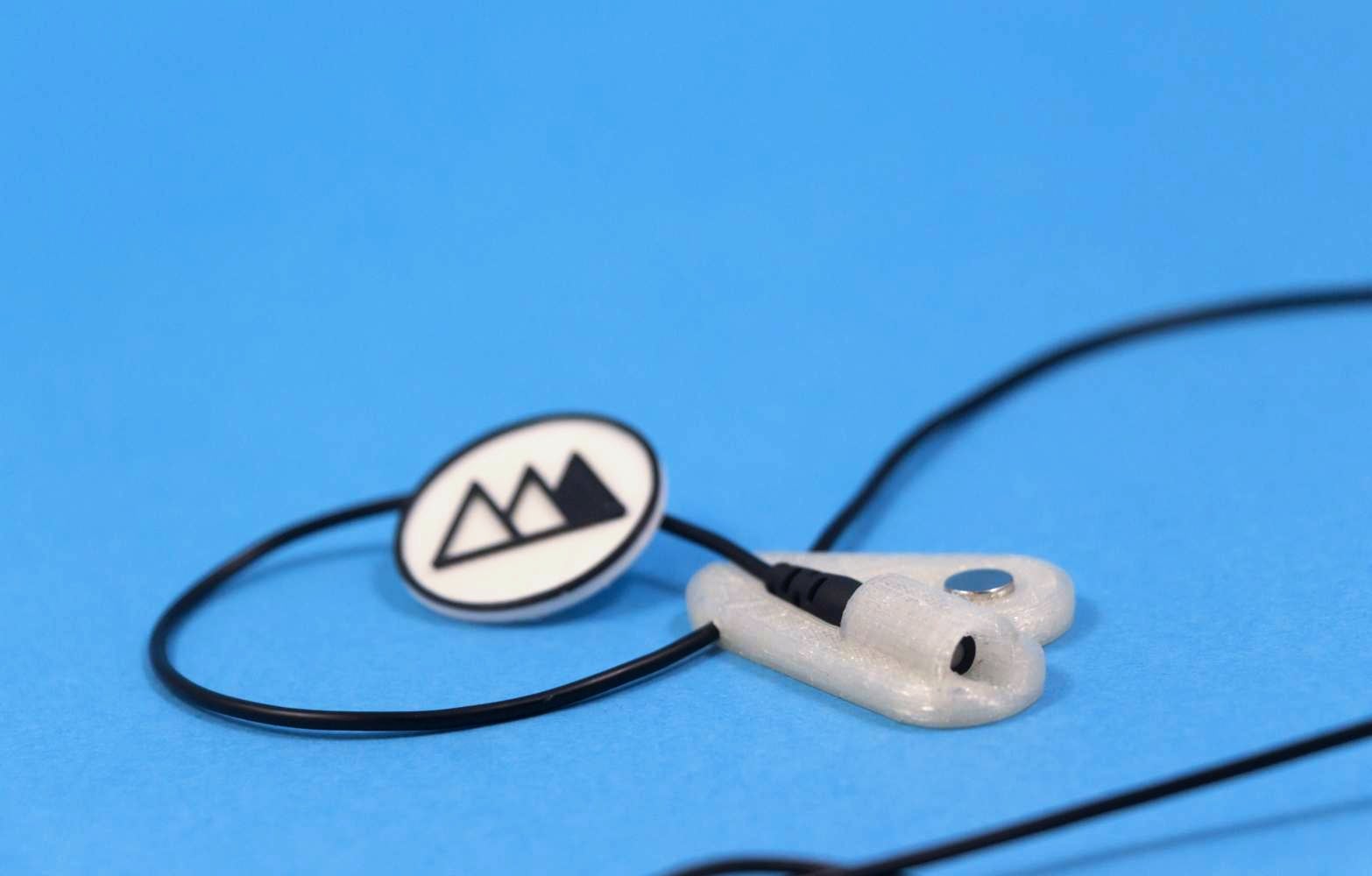 MagLav // Discreet Lavalier Clip 3d model