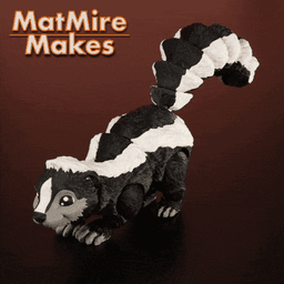 Skunk - Articulated Figure 3d model