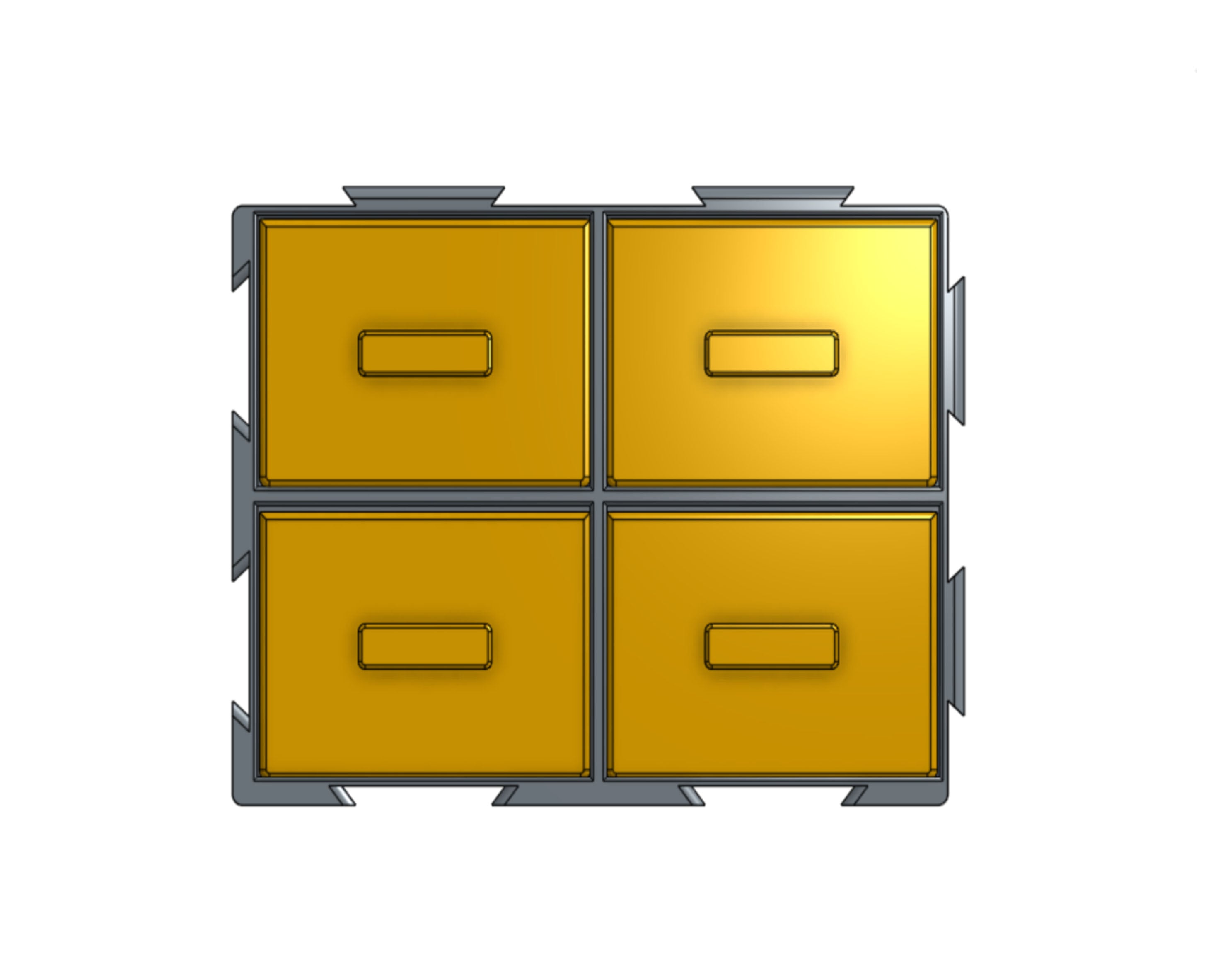 3D Printed Mountable drawer 3d model