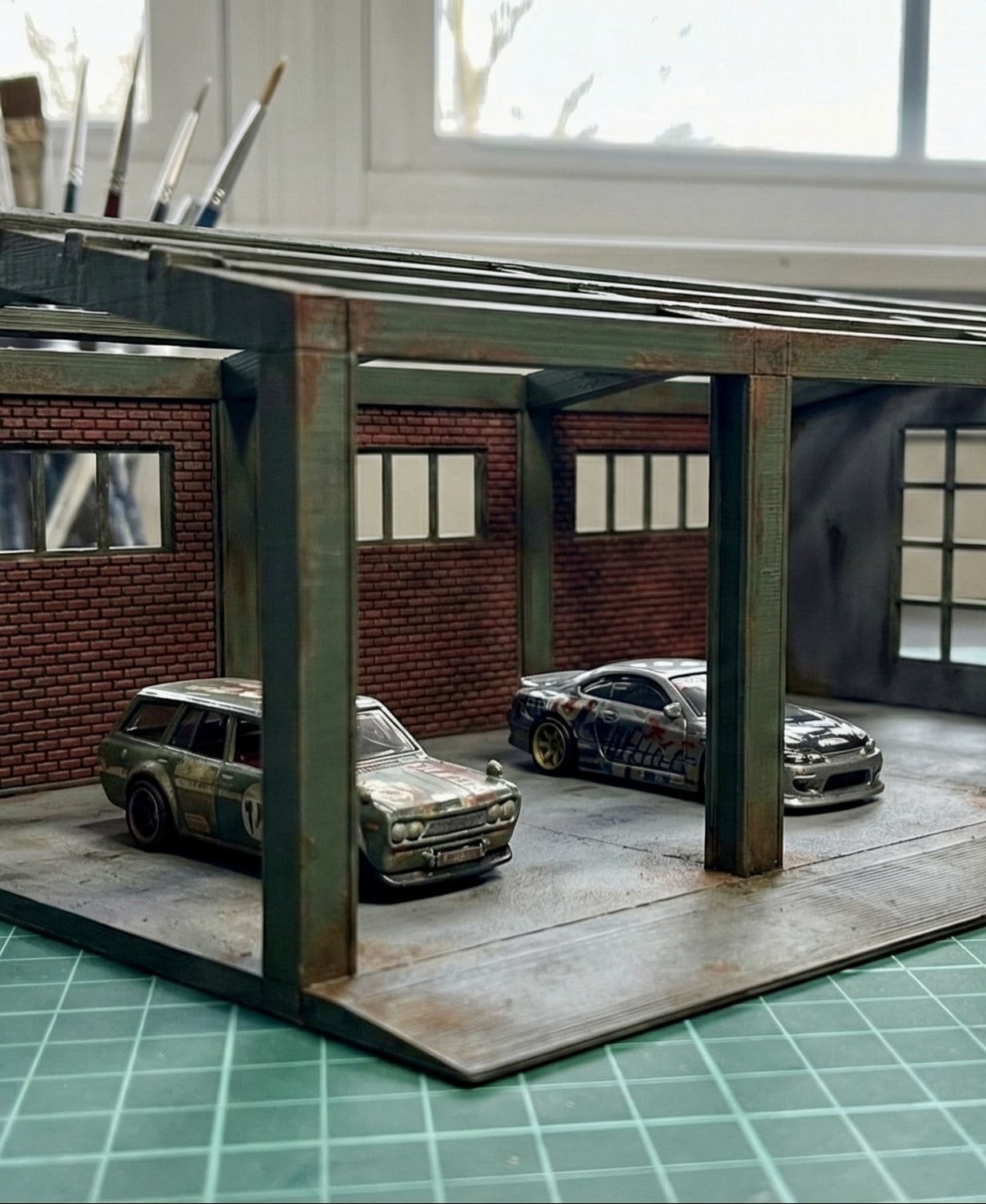 The IronWorks Hangar: Modular 1/64 Garage Kit 3d model
