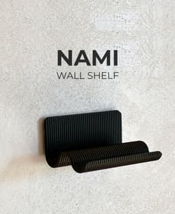 NAMI | Wave Wall Shelf & Card Display 3d model