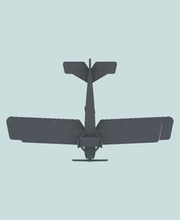1:144 Breguet 14A2 (Early) 3d model