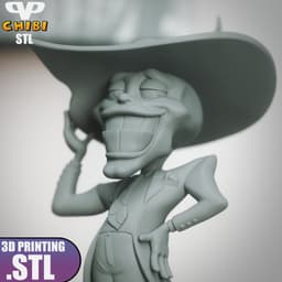 The Mask Chibi STL for 3D Printing ChibiSTL 3DXM 3d model