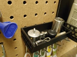 Pegboard - Bins 3d model