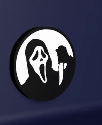 SCREAM - LED Strip compatible 3d model