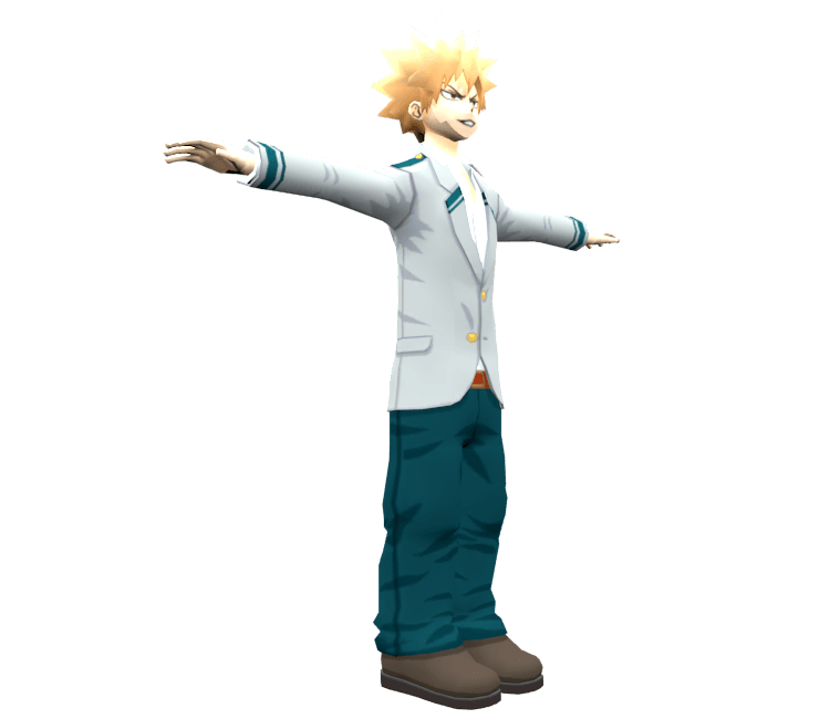 Katsuki Bakugo (School Uniform) 3d model
