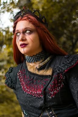 Flexible Scalemail Choker Necklace 3d model