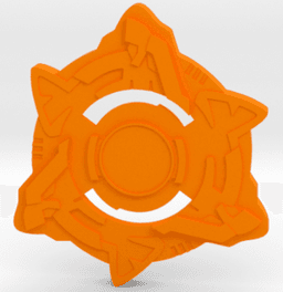 BEYBLADE BURST TRYGLE-2 | ATTACK RING | BURST SERIES 3d model