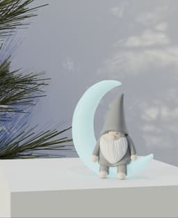 Moonlight elf christmas ornament 3d model