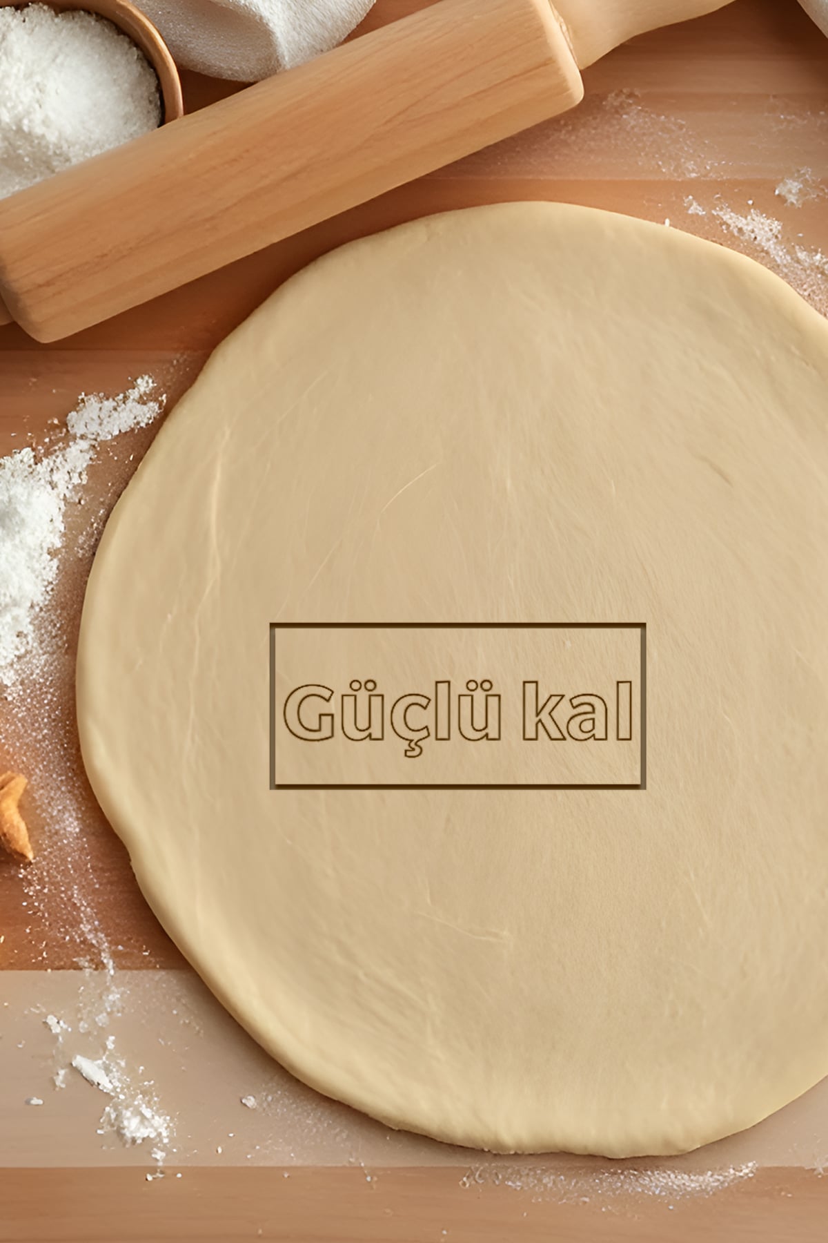 Güçlü Kal Cookie Cutter, Biscuit Cutter 3d model