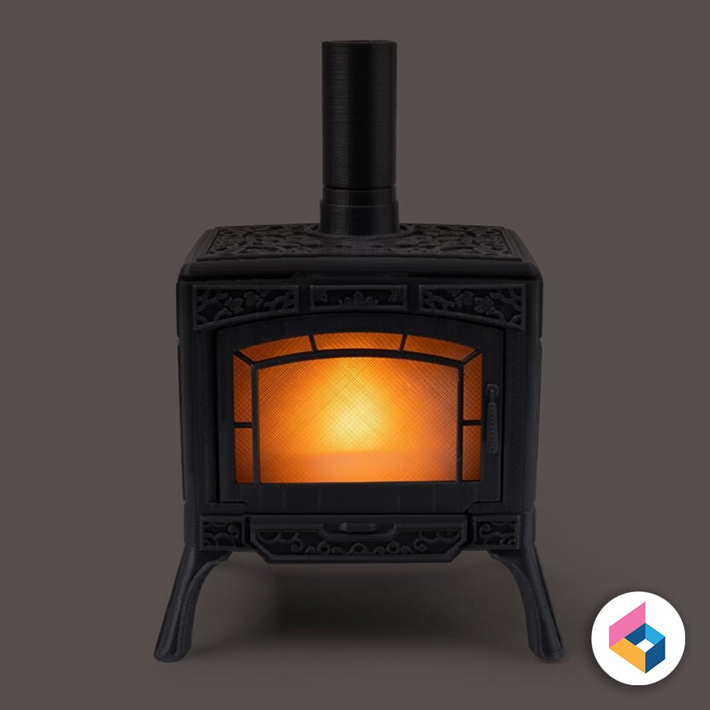 Fab365_Foldable_Fireplace_Inner part.stl 3d model
