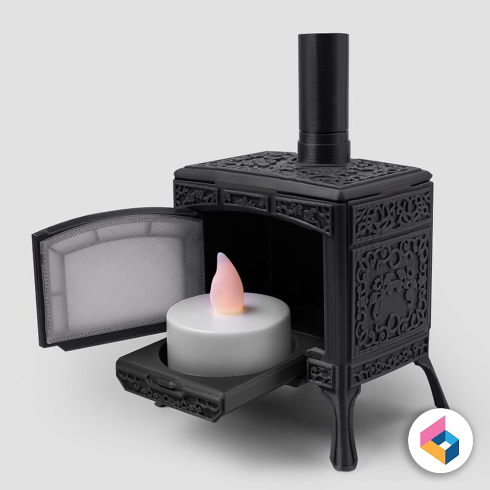 Fab365_Foldable_Fireplace_Inner part.stl 3d model