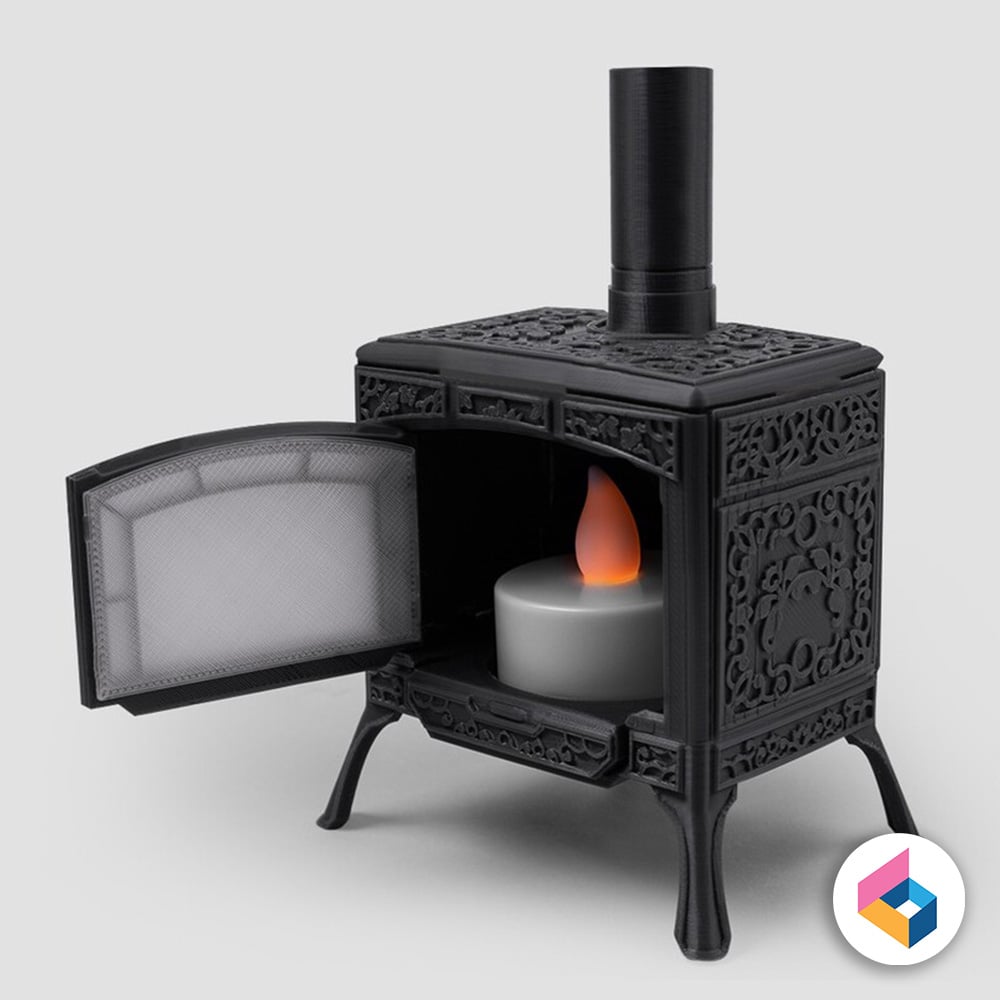 Fab365_Foldable_Fireplace_Inner part.stl 3d model