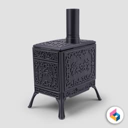 Fab365_Foldable_Fireplace_Inner part.stl 3d model