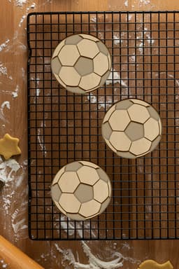 Football Ball Cookie Cutter, Biscuit Cutter 3d model
