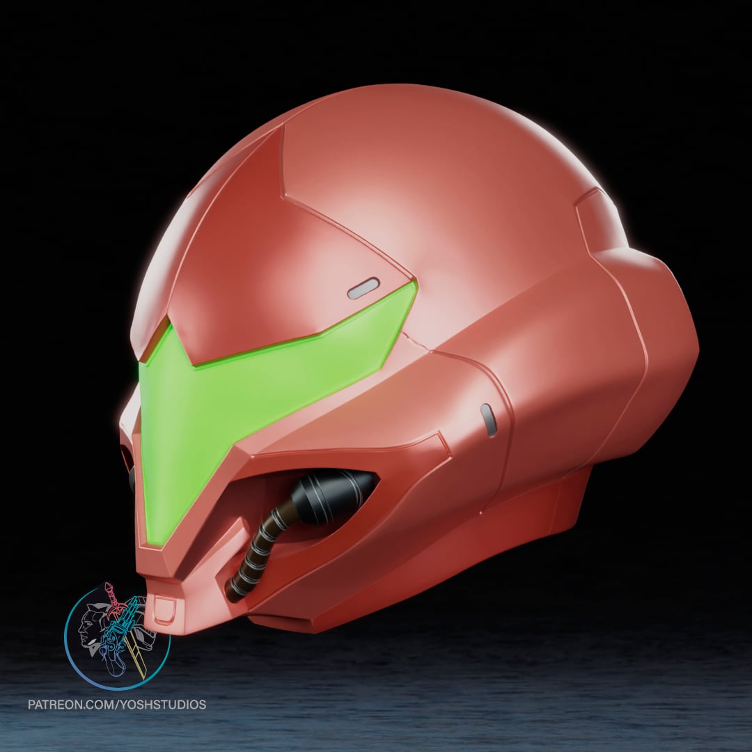 Samus Dread Helmet 3D Printer STL File 3d model