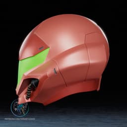 Samus Dread Helmet 3D Printer STL File 3d model