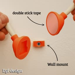 The Mini Plunger Hook 3d model