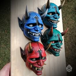 Oni Wall Mask 3d model