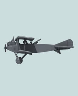 1:144 Albatros C.III (Mercedes) 3d model
