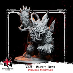 Tam-Blight_Dire_Bear 3d model