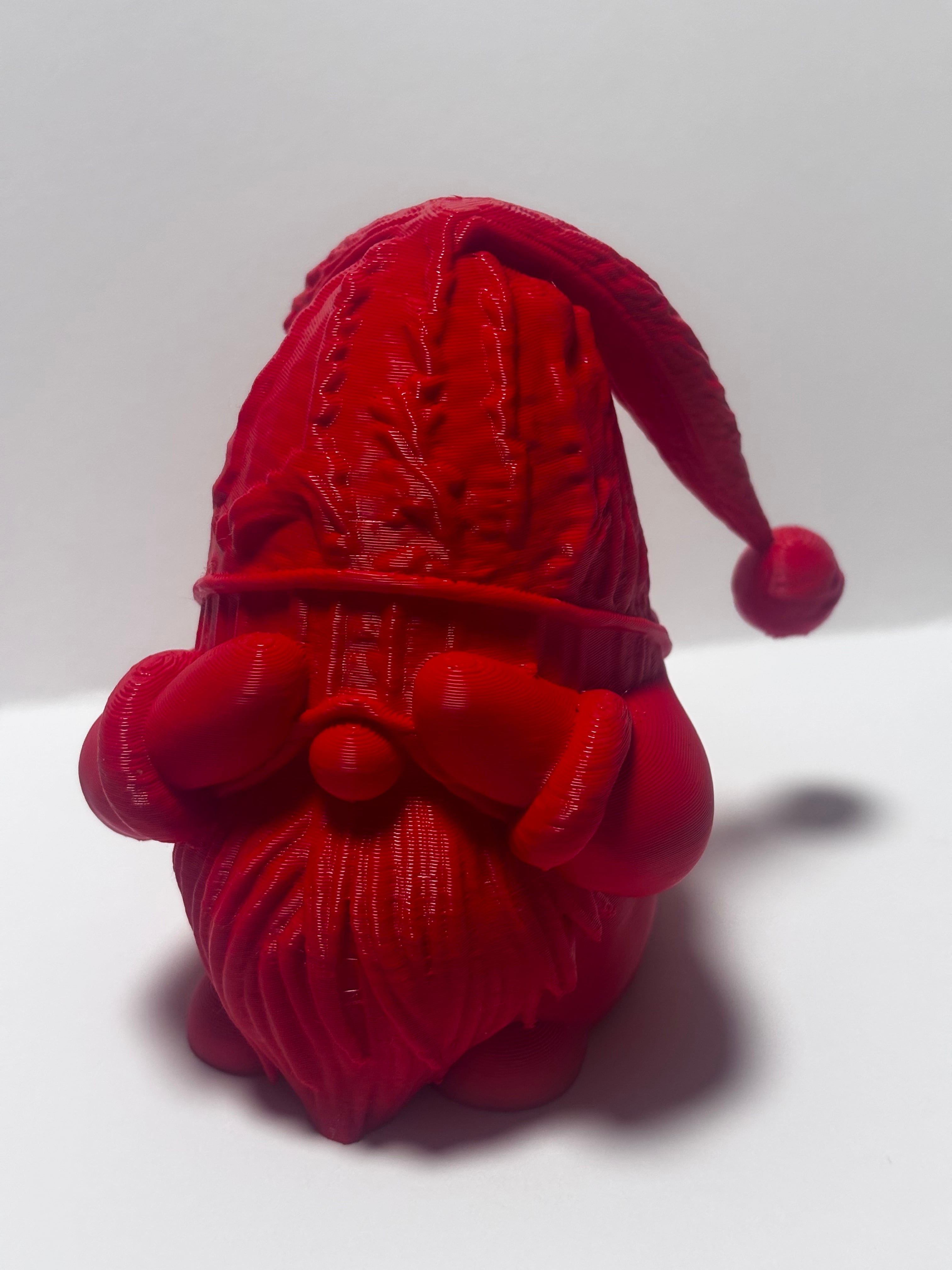 Christmas gnome figurine 3d model