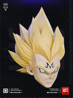 Blonde Prince Helmet 3D Printer STL File 3d model