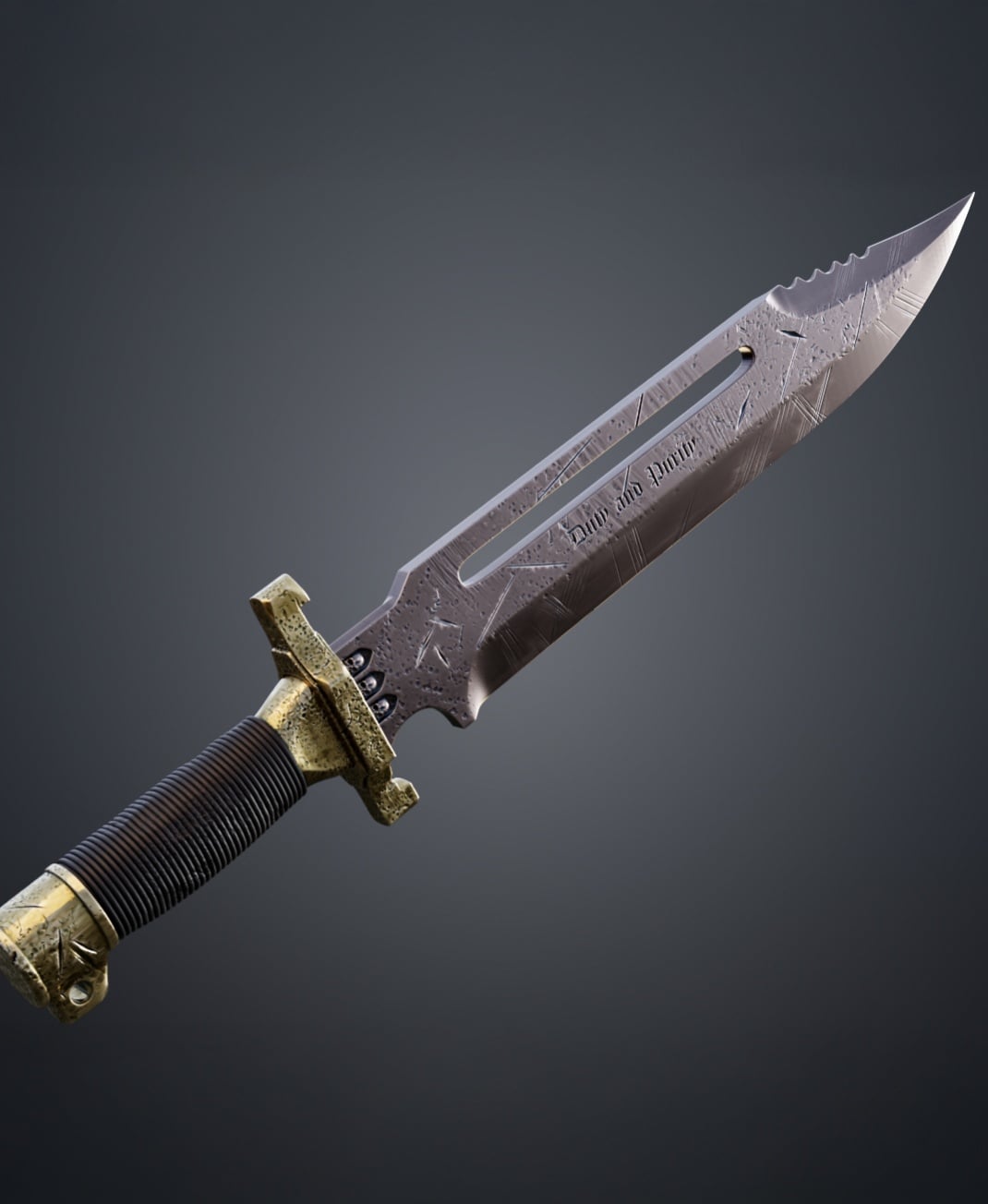 Combat Knife - Drogos Reclamation 3d model