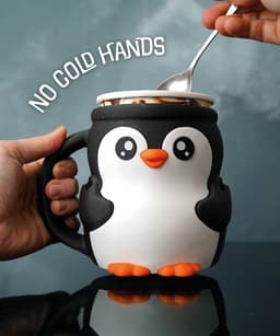 Pebbles, the Penguin Ice Pint Holder 3d model