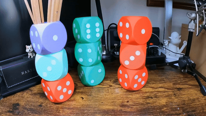 Dice Pot - Vase 3d model