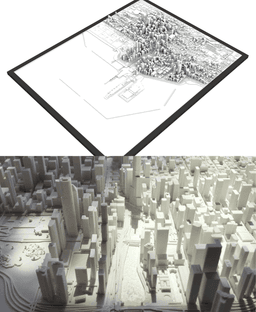 CHICAGO, Skyline 3D map 3d model
