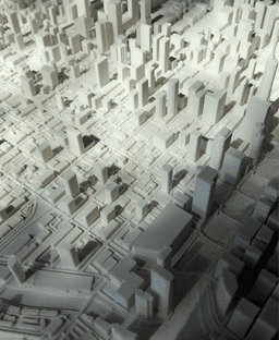 CHICAGO, Skyline 3D map 3d model