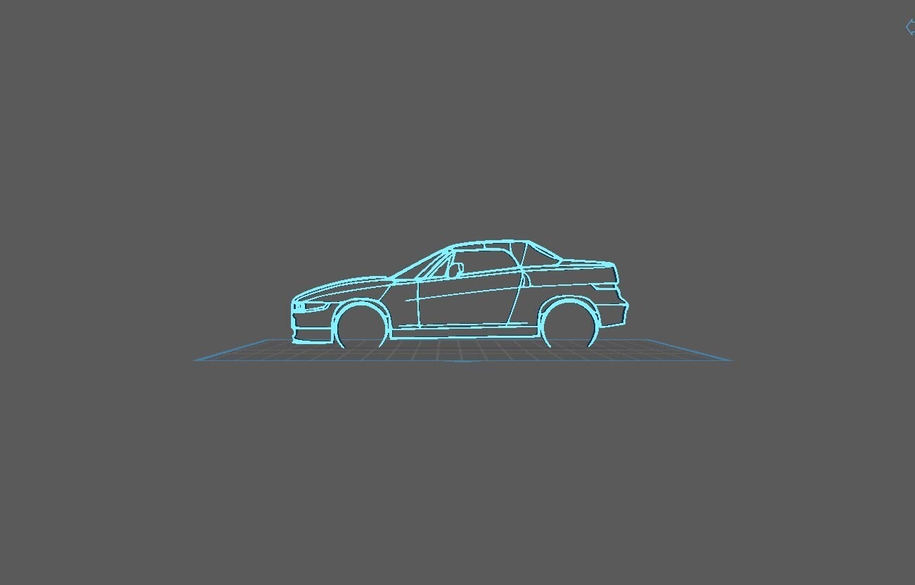 Lexus - RZ Wall Art 3d model