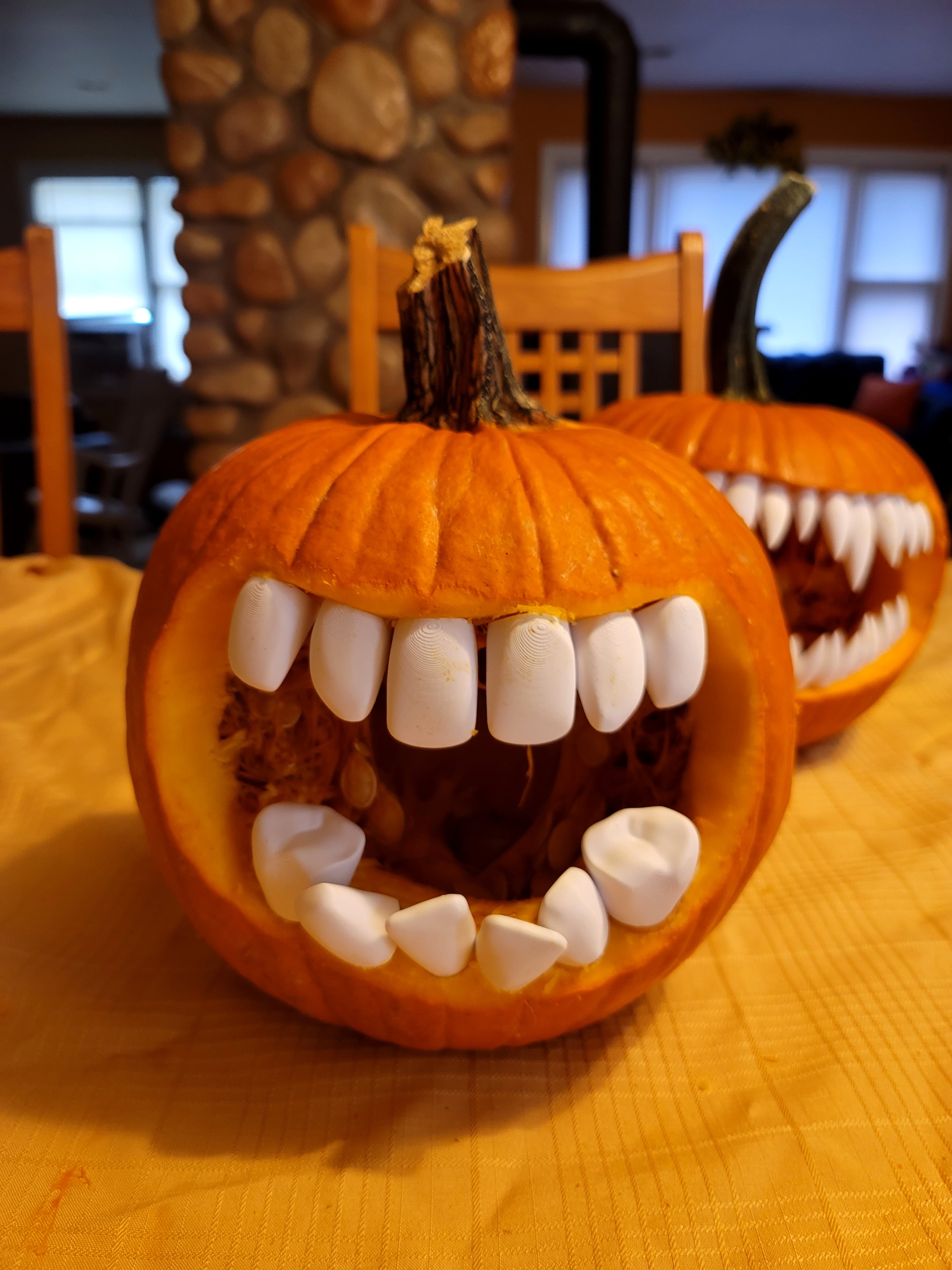 Pumpkin Cosplay Teeth 3d model