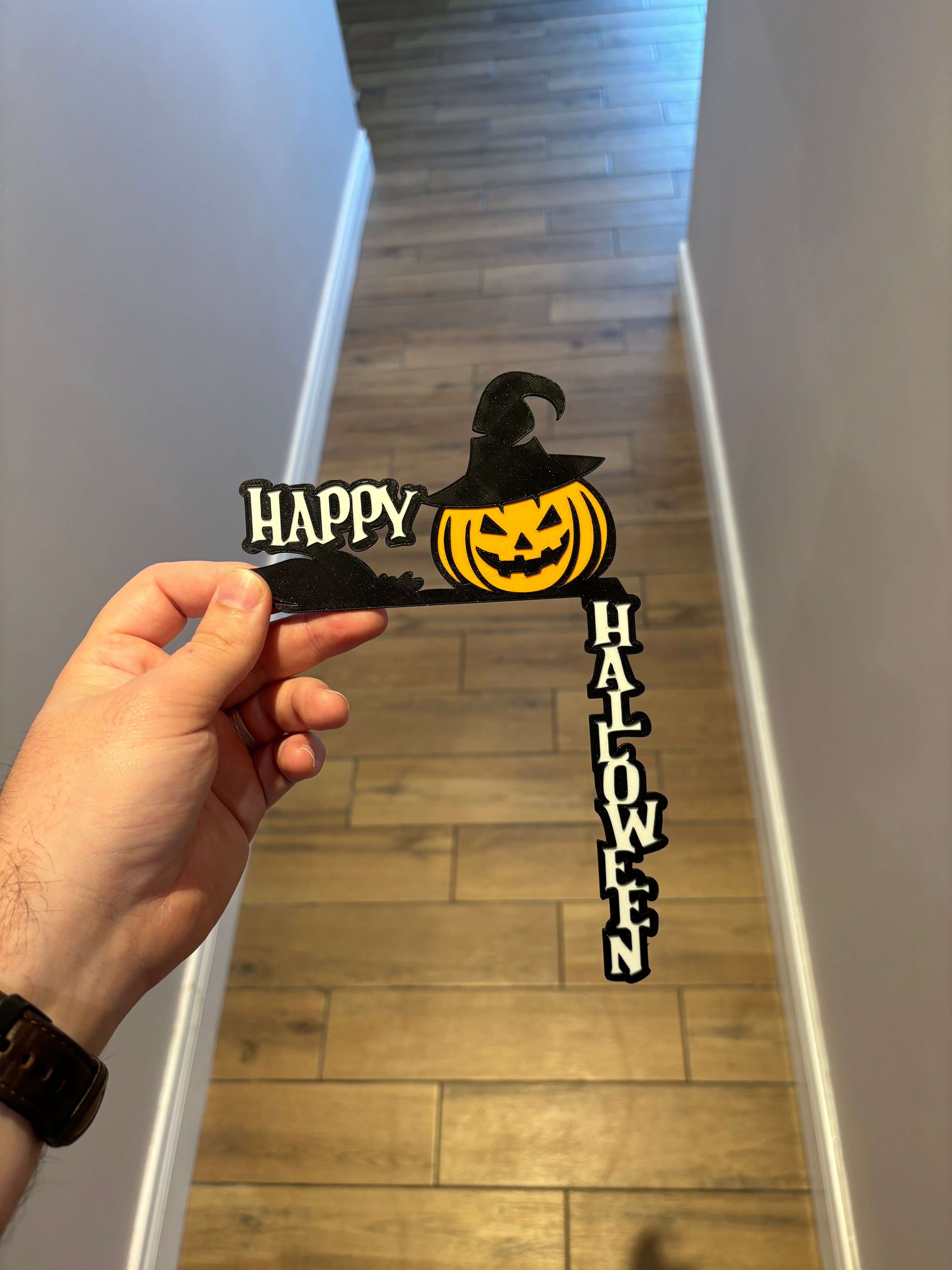 halloween door corner 3d model