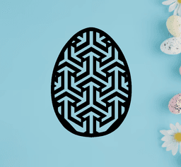 EASTER EGG ORNAMENT 3d model