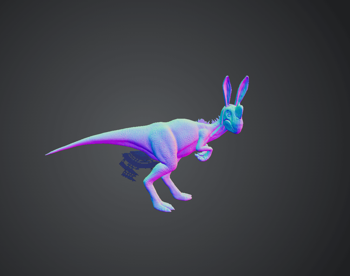 BUNNY OVIRAPTOR 3d model