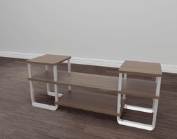 Shelving unit 3d model