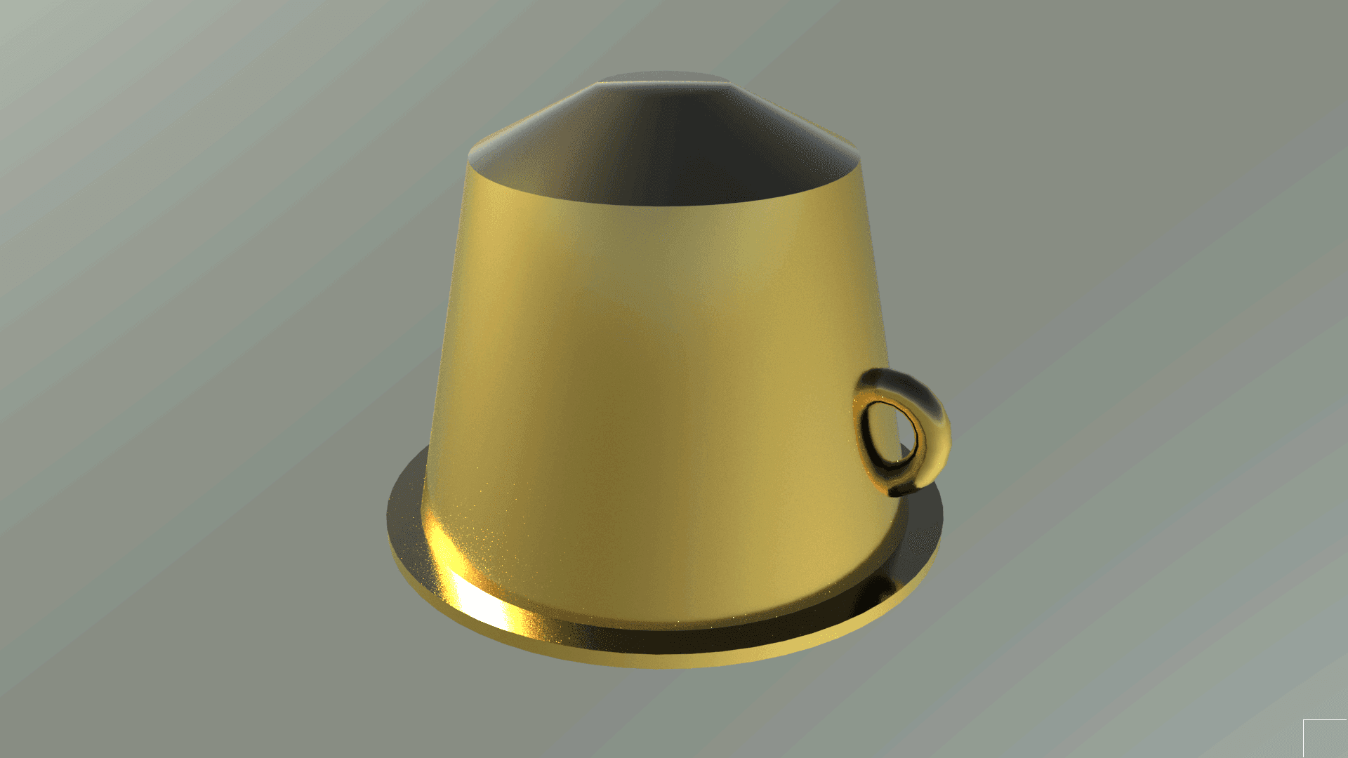 Nespresso Capsule Keychain 3d model